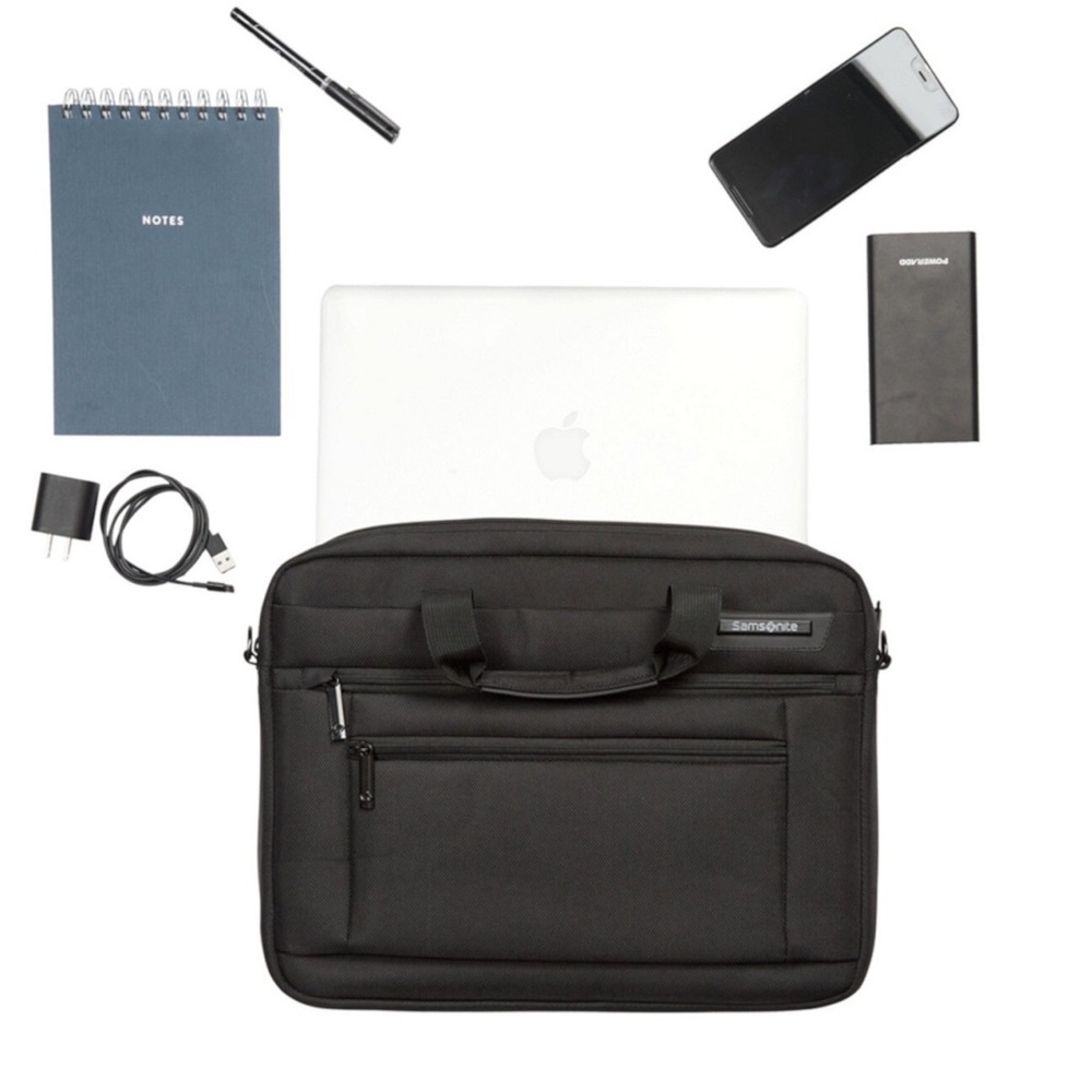 Samsonite Classic Business Men's Briefcase Black - Picture 4 of 9